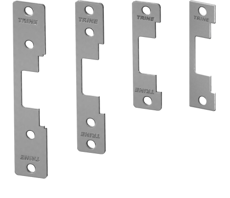 four faceplates for the 4200 electric strike