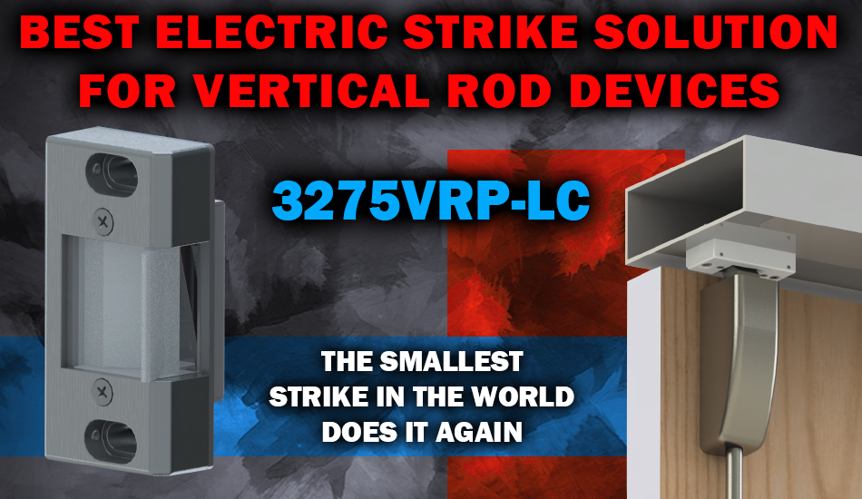 3275VRP electric strike for the a door header